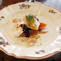 il tram - 干し柿とブラータ