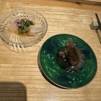 旬華 なか村 - 車海老老酒掛け