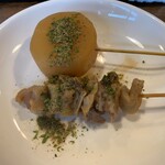 鐘庵 - おでん 大根と牛すじ