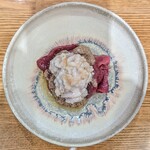 La Stalla - 白子、バーニャカウダ、馬刺し