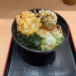 Hakone Soba - ミニぎんなんかき揚げと舞茸天のそば　650円