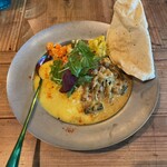 多国籍食堂 錆と煤 - 子供用に辛くないカレー。お店の方がご好意で作ってくださいました。