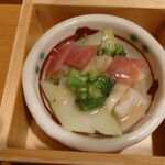中国料理 天廣堂 - 新鮮ホタテと旬野菜の旨塩炒め