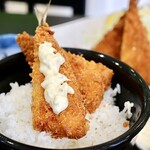 ごはんどころ 穣 - まんぷくアジフライ定食