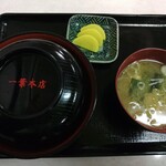 一葉 - お膳来ました