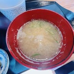 若狭 醤油かつ丼と豚汁 厳選味覚 うまもんや - 豚汁