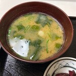 かぶき - 少し濃いめの味噌汁