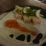 ヒロヤ - 黒豚のテリーヌ　柿のヴィネグレット