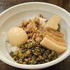秀味園 - 魯肉飯（ルーローハン)セット990円 スープ、杏仁豆腐付