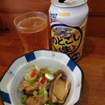 俺の中華たなか家 - 先着☆「のどごし生」は冷え❄冷え❄ 本日のサービスおつまみは味噌味「ホルモン煮」♬これがまた旨し❗