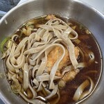 そばうどん 立ち喰い雑賀屋 - 銀の器が美しい