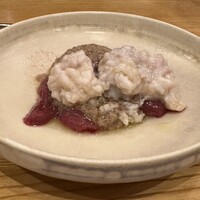 La Stalla - 馬刺しと白子相性良し