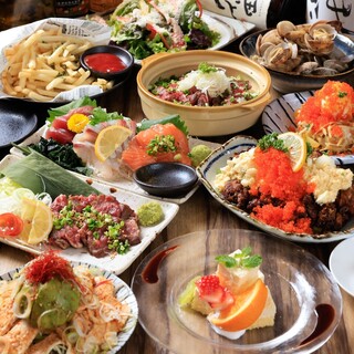 Banquet courses with all-you-can-drink are available from 2,980 yen! Open until late at night♪