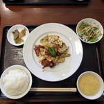 楽山 - 回鍋肉ランチ990円