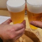 2013.11.16　先ずはビールで乾杯！