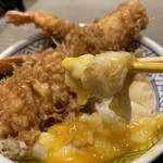 日本橋 天丼 金子半之助 - 玉子