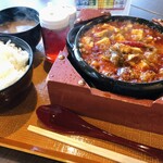 賤ヶ岳サービスエリア 上り線 レストラン - 四川風麻婆豆腐定食