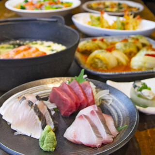 旬の食材が楽しめる！お酒がすすむ宴会料理