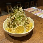 Shinjidai - ◉キャベツと地鶏玉子の胡麻ドレサラダ／280円＋税
