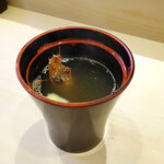 魚祥 - 海老の頭のお吸い物