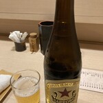 千亀 - 先ずはビール、赤星ラガー