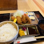 かつ味 - かきフライ定食