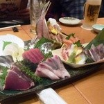 日本海庄や - 刺身盛り合わせ