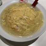 中華菜館 紅宝石 - 塩味の出汁餡かけ天津飯