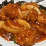 中華菜館 紅宝石 - 海老のケチャップ煮