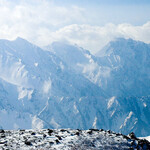 双六小屋 - 双六南峰から穂高方面