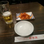 辣香坊 - 生ビール、辣白菜