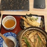 川市 - 天ぷら味噌煮込みうどん　1100円
