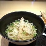 武膳 - ＊少しだけごぼう天を入れて。美味しいワ。^^