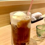 味ひろ - ゲイシャコーヒーのアイスフロート　贅沢