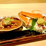 味ひろ - ズワイの脚身も最高ですね♫