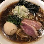 鴨出汁中華蕎麦 麺屋yoshiki - 海老と鴨の中華蕎麦(醤油)