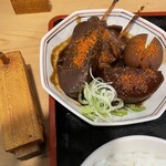 手打ちうどん 河正 - 一味をかけて