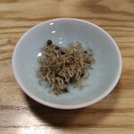 てんぷらと和食 山の上 - 山椒とじゃこ