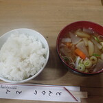 Tonkatsu Tonki - ご飯と味噌汁