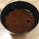 てんぷらと和食 山の上 - 味噌汁