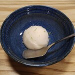 てんぷらと和食 山の上 - シャーベット