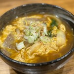 炭火焼肉ホルモンさわいし - 旨辛ユッケジャンラーメン