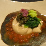 日本料理 みや  - 25年11月　勾玉豆腐　イクラ、とんぶり