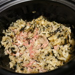 日本料理 みや  - 25年11月　山形牛しゃぶしゃぶ御飯　混ぜて