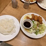 ガスト  - カキフライとご飯