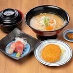 [Pork miso soup set meal]