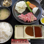 Yakiniku Kurose - 和牛ハラミ焼肉定食