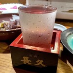 Choukyuu Sakaba - ＊長久の辛口 超久（冷酒）（¥600）