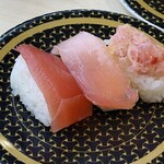 はま寿司 - まぐろ三種盛り