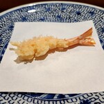 天ぷら浅沼 - 車海老 お塩